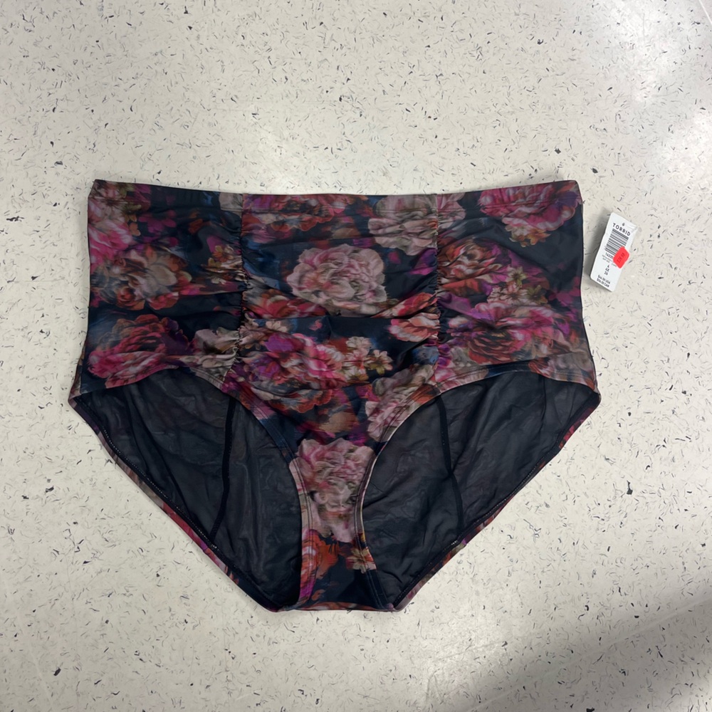 Plus‎ Size 4 Torrid High Waisted Swim Bottoms NWT